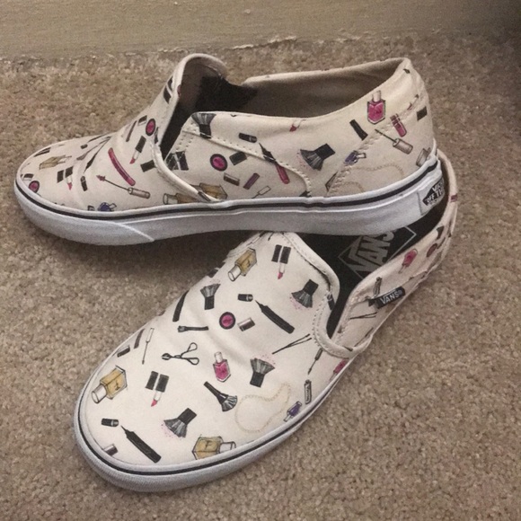 vans makeup slip ons